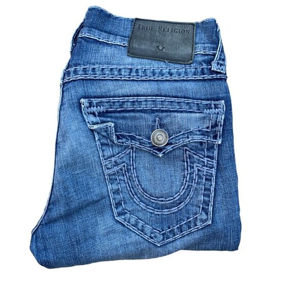 True Religion Jeans Size 29 RICKY SUPER T Blue - Picture 2 of 9